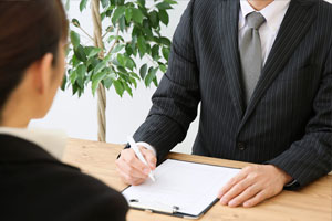 ご予約日に司法書士と面談